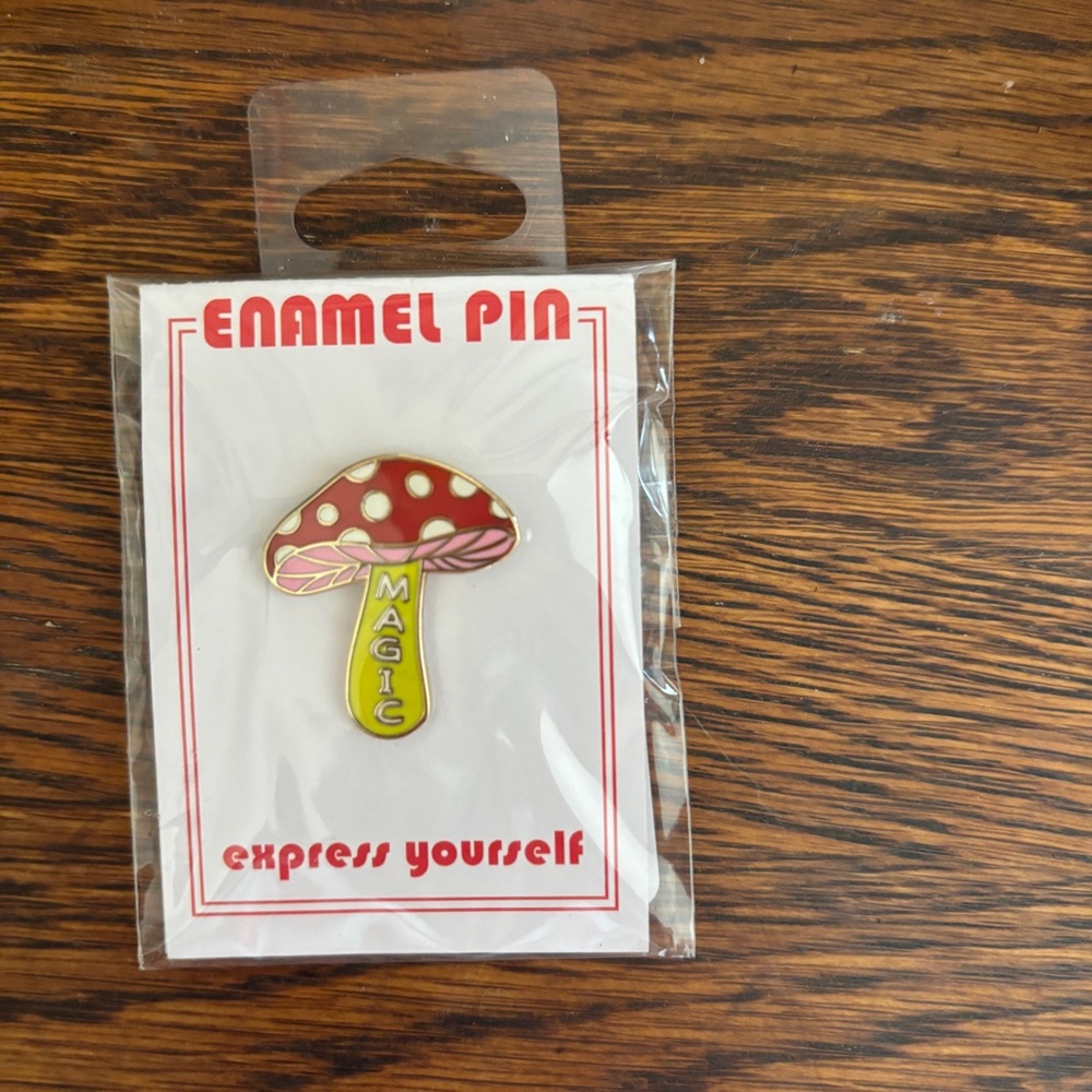 Magic Mushroom Enamel Pin